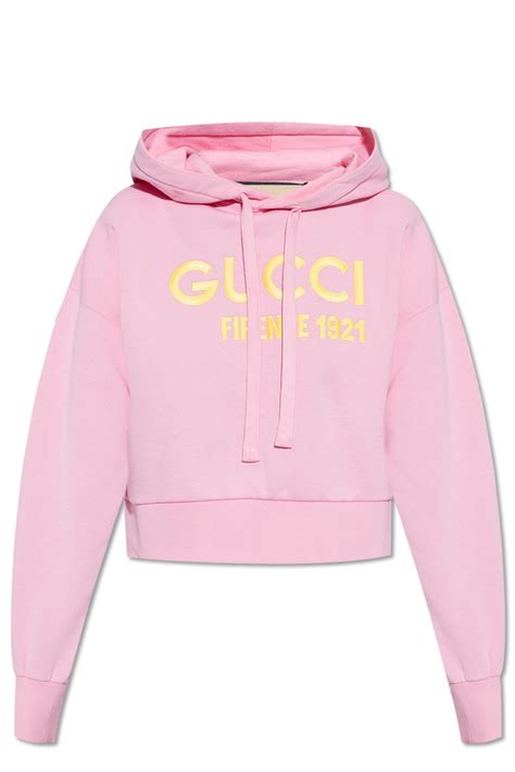 gucci red hoodid|gucci cropped sweatshirt hoodie.